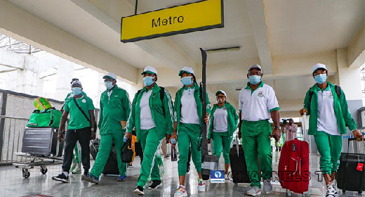 Nigeria First Batch Team Departs For Tokyo (Photos)