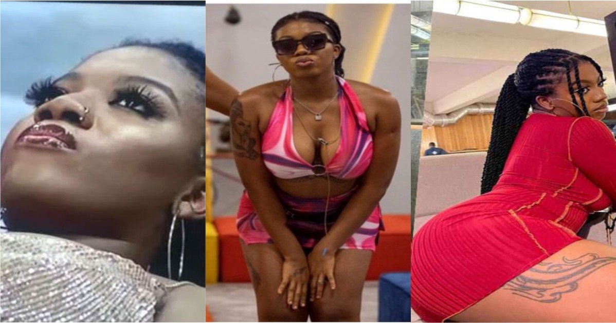 BBNaija 2021 VIDEO: Angel Captured F1ngering Herself Last Night