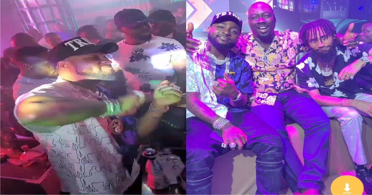 VIDEO: Davido Parties With Obi Cubana and Phyno