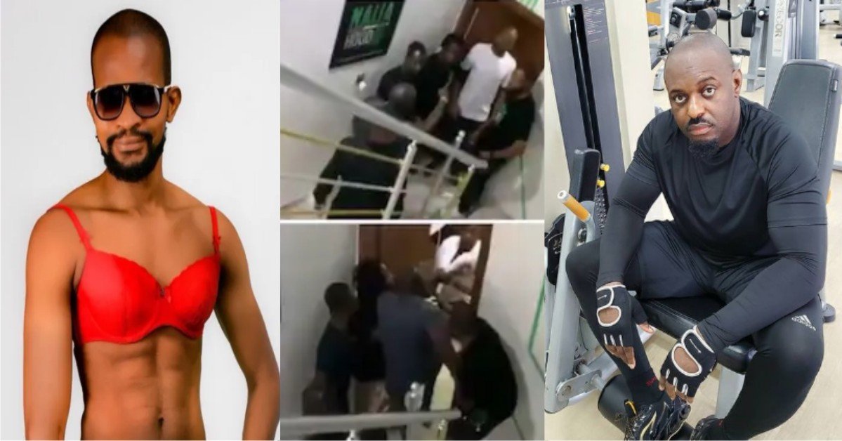 VIDEO: Jim Iyke Gives Uche Maduagwu 'Beating Of A Lifetime' For Calling Him A Ritualist