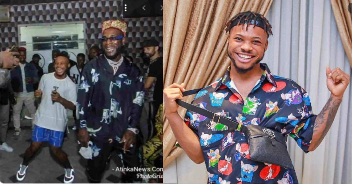 "Oya do am, if e easy" - Burna Boy Gifts Poco Lee Several $100 Bills for Hyping Him