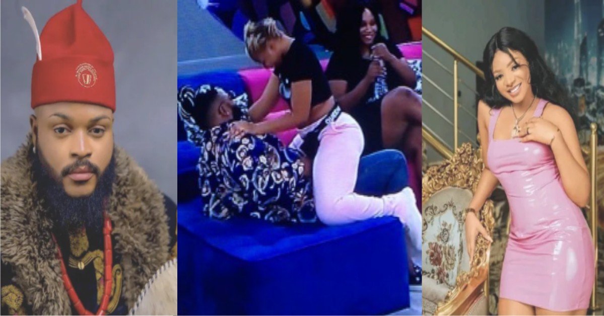 #BBNaija 2021 Video: "I Am Your Father" - Whitemoney Screams As Queen R*cks Him