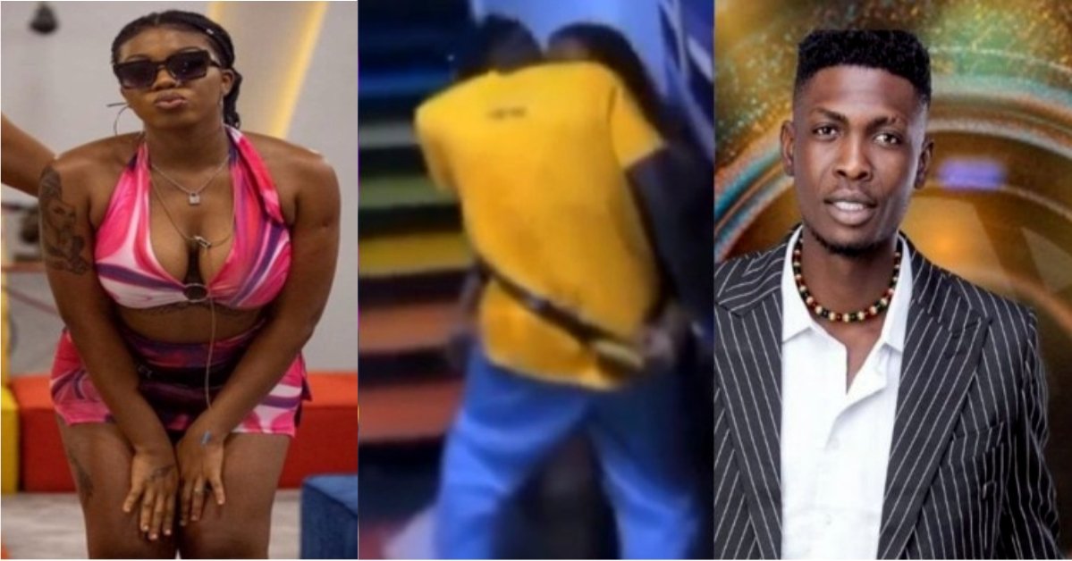 BBNaija 2021 VIDEO: Angel And Sammie Caught secretly locking lips