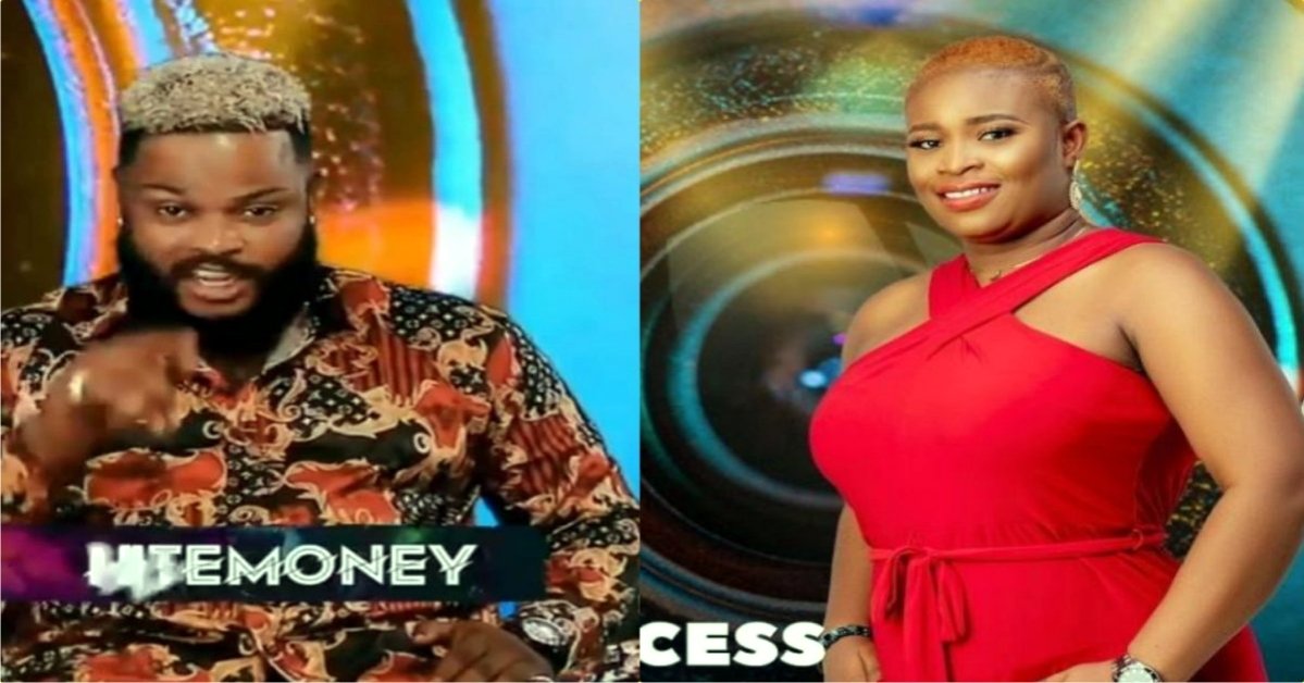 BBNAIJA 2021 VIDEO: WhiteMoney flees from His room as Princess tries to cuddle with him