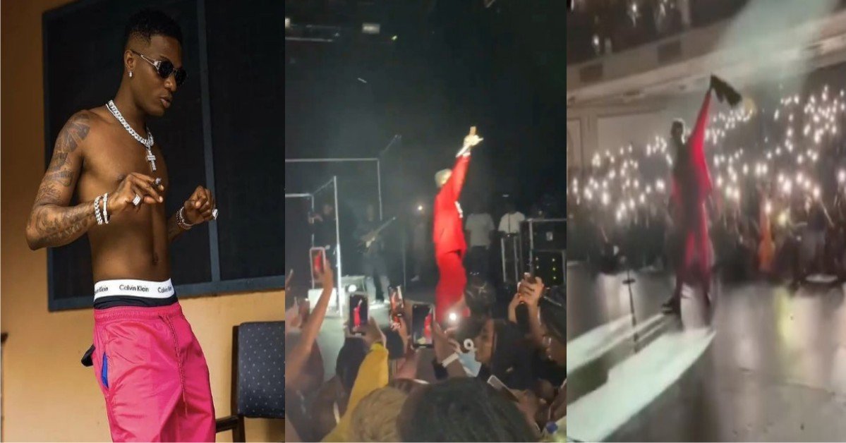 Man Slaps Wizkid, Steals His Sunglasses In Warri (Video)