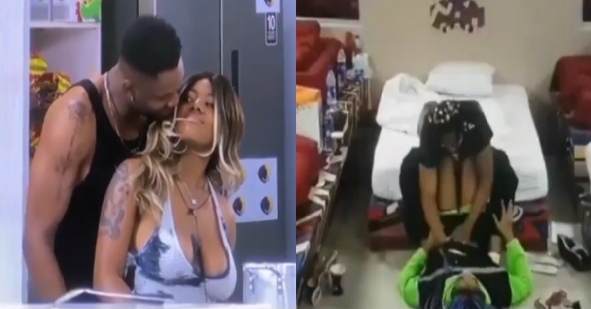 #BBNaija 2021 Video: Moment Cross Massages Angels B**bs