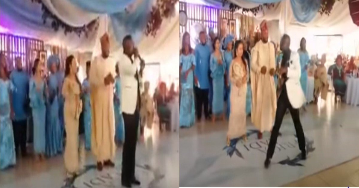 VIDEO: "Oyibo" Woman Shuts Down Naija Wedding With Her Killer Dance Moves