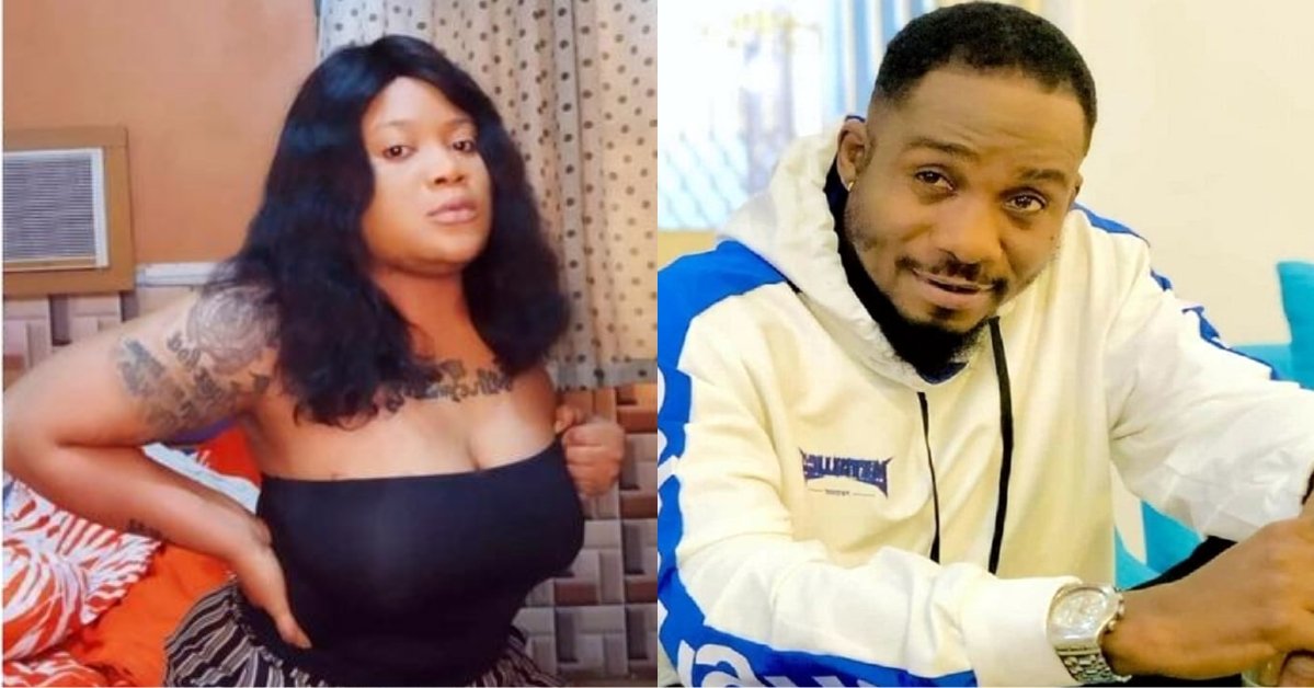 Actor Jnr Pope no sabi f**k - Actress And Slay Queen Esther Sky Blows Hot After Accusing Him of slee.ping with her (Video)