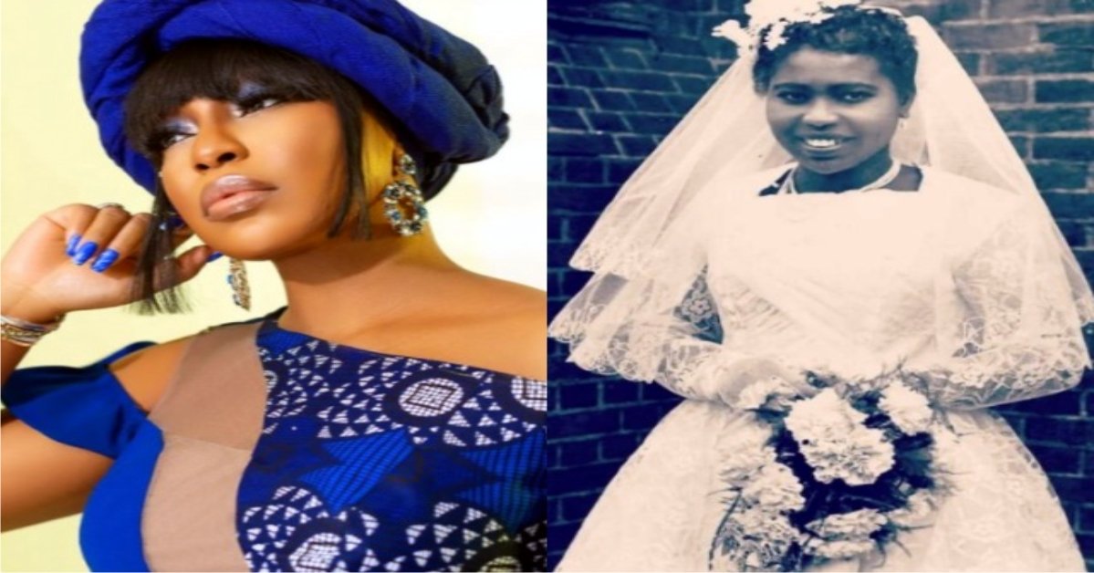 Rita Dominic commemorates her late mother's death 20 years later - Shares Wedding Photos