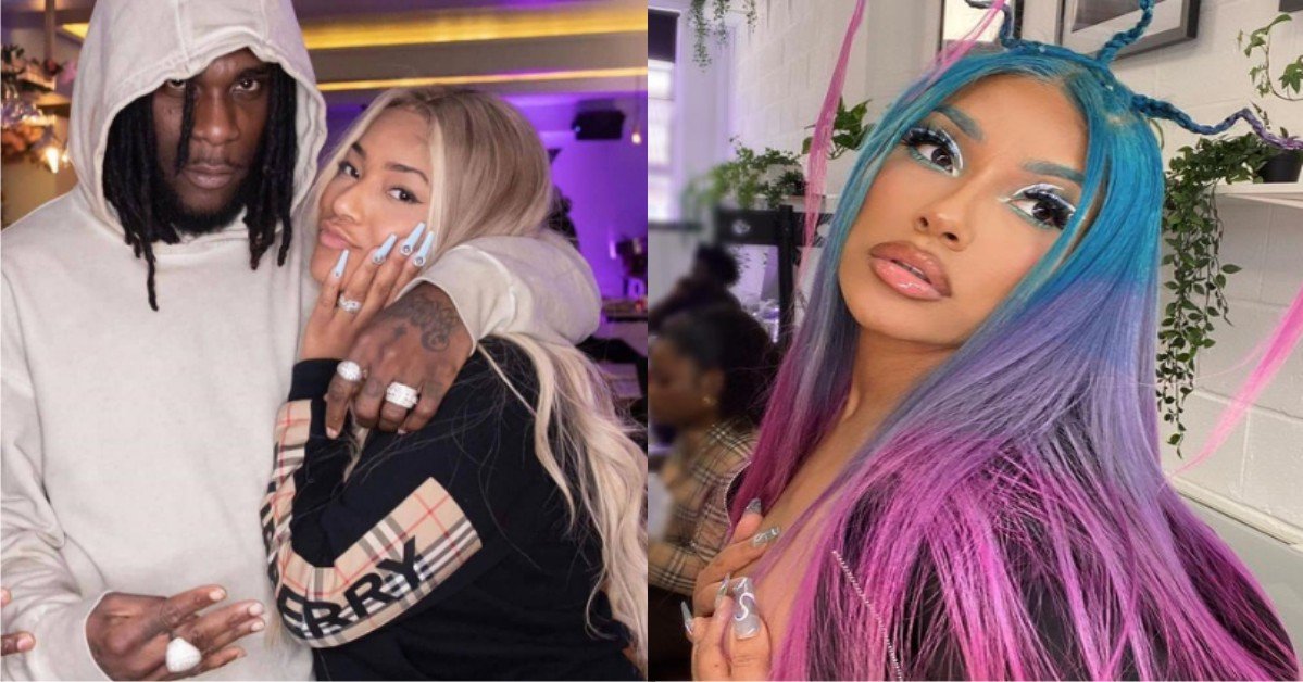 Burna Boy’s Girlfriend, Stefflon Don Shares The Hate Messages In Her DM