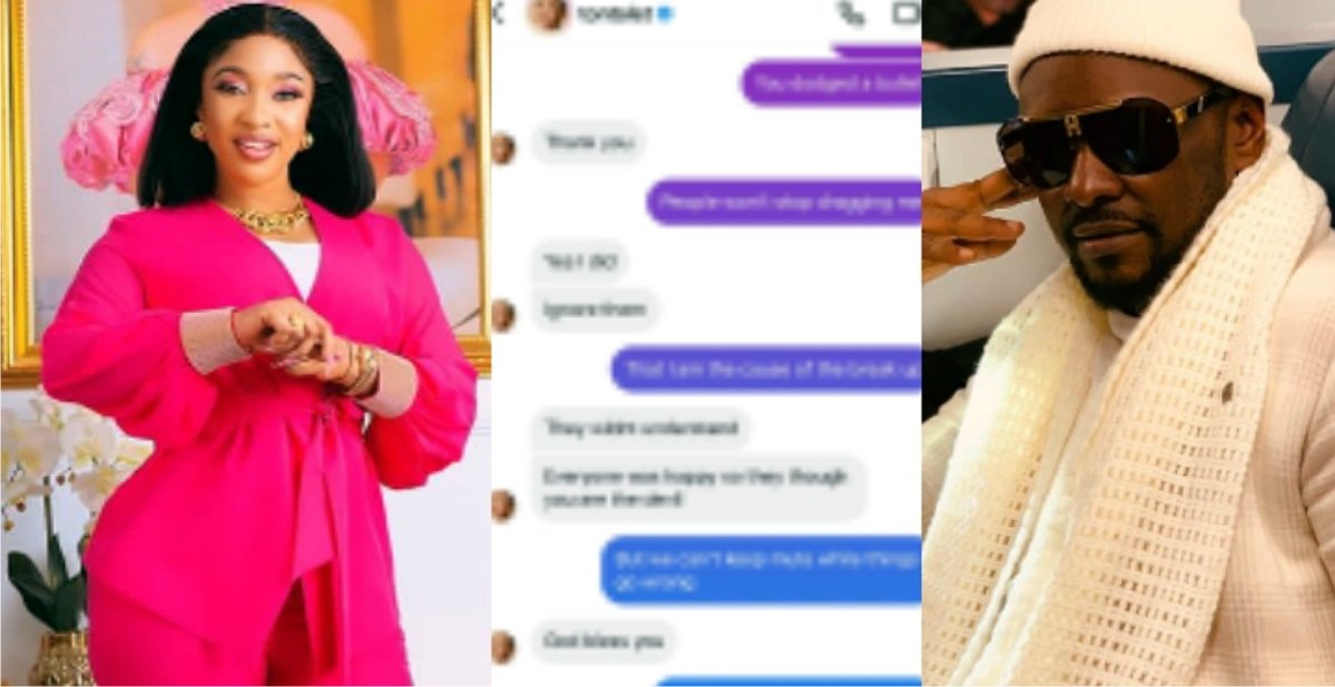 Checkout Tonto Dikeh’s Leaked Chat with the Blogger About Prince Kpokpogri
