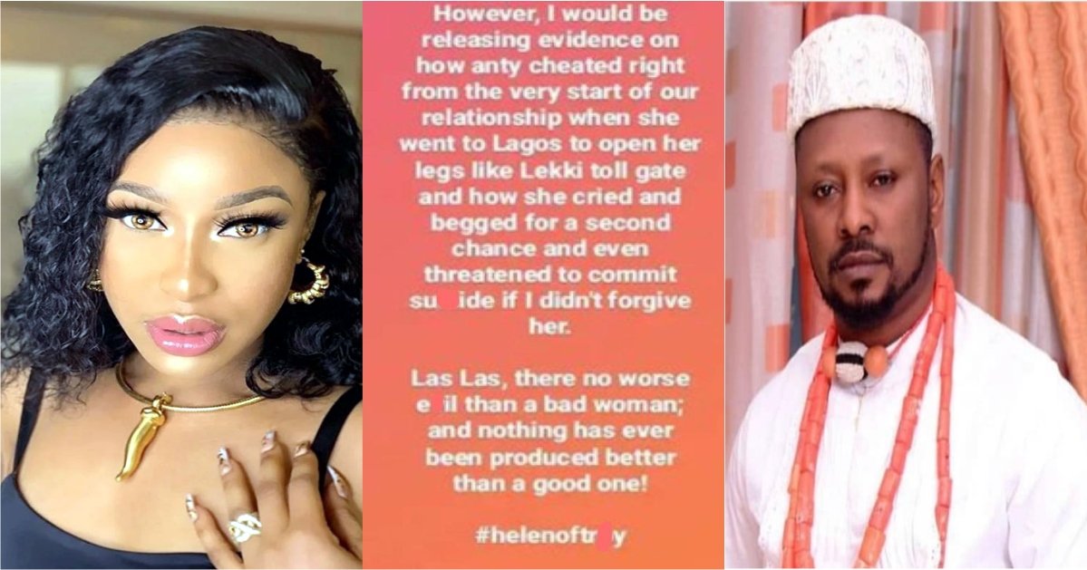 Tonto Dikeh Cheated on me from the start - "She went to Lagos to open her legs like Lekki toll Gate" Ex-Lover Reveals