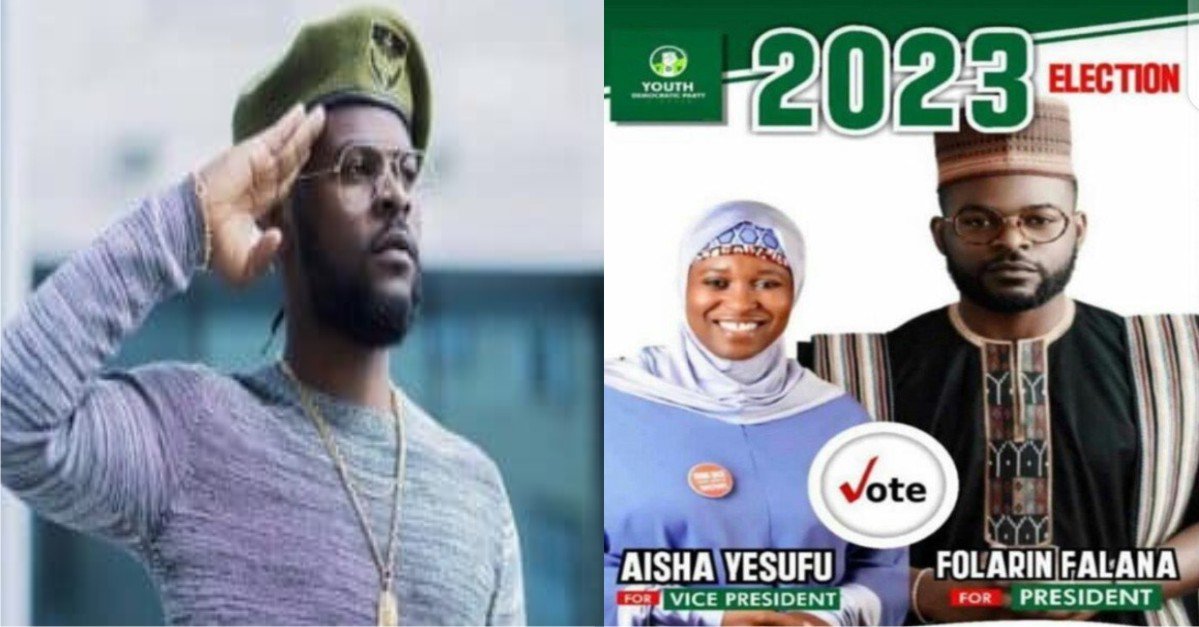 PHOTOS: Falz Receives Nominations For 2023 Presidential Elections