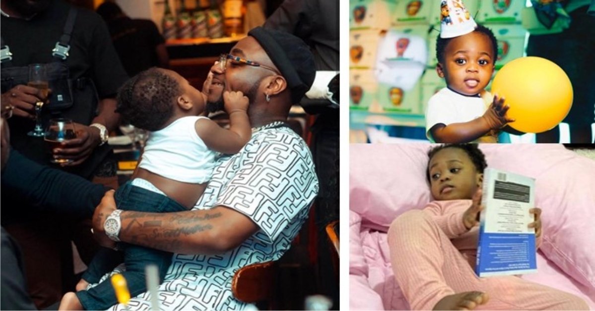 Music star, Davido celebrates son, Ifeanyi on his 2nd birthday (Photos)