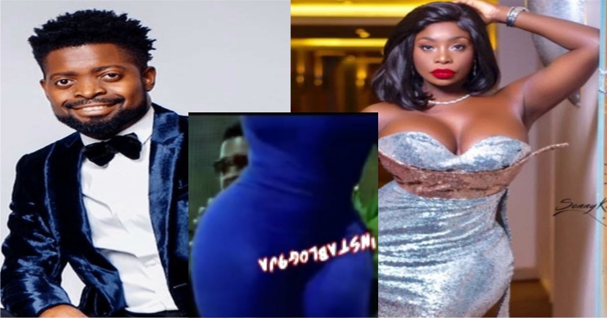 “My Wife Will Kill Me”- Comedian Basketmouth Says As He Touches American Stripper, Symba’s Bum On Live TV
