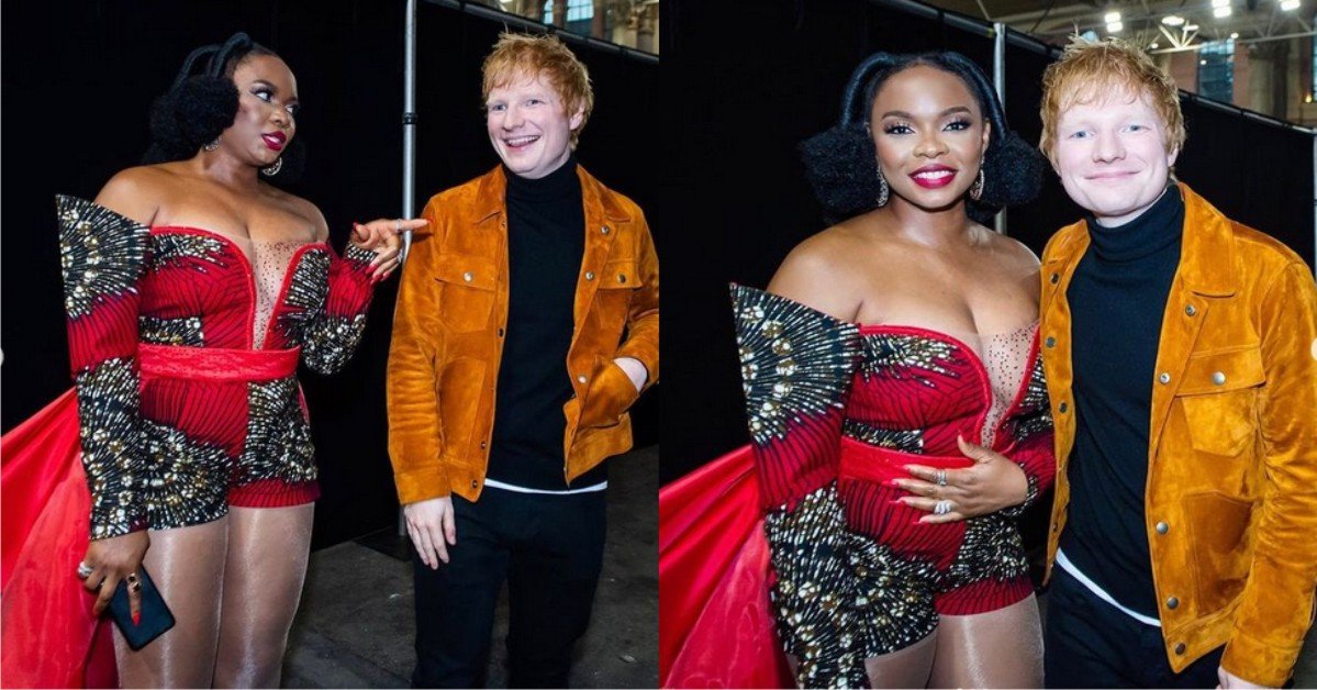 VIDEO: Watch British Singer, Ed Sheeran And Yemi Alade Argue Over Nigerian And Ghanaian Jollof Rice