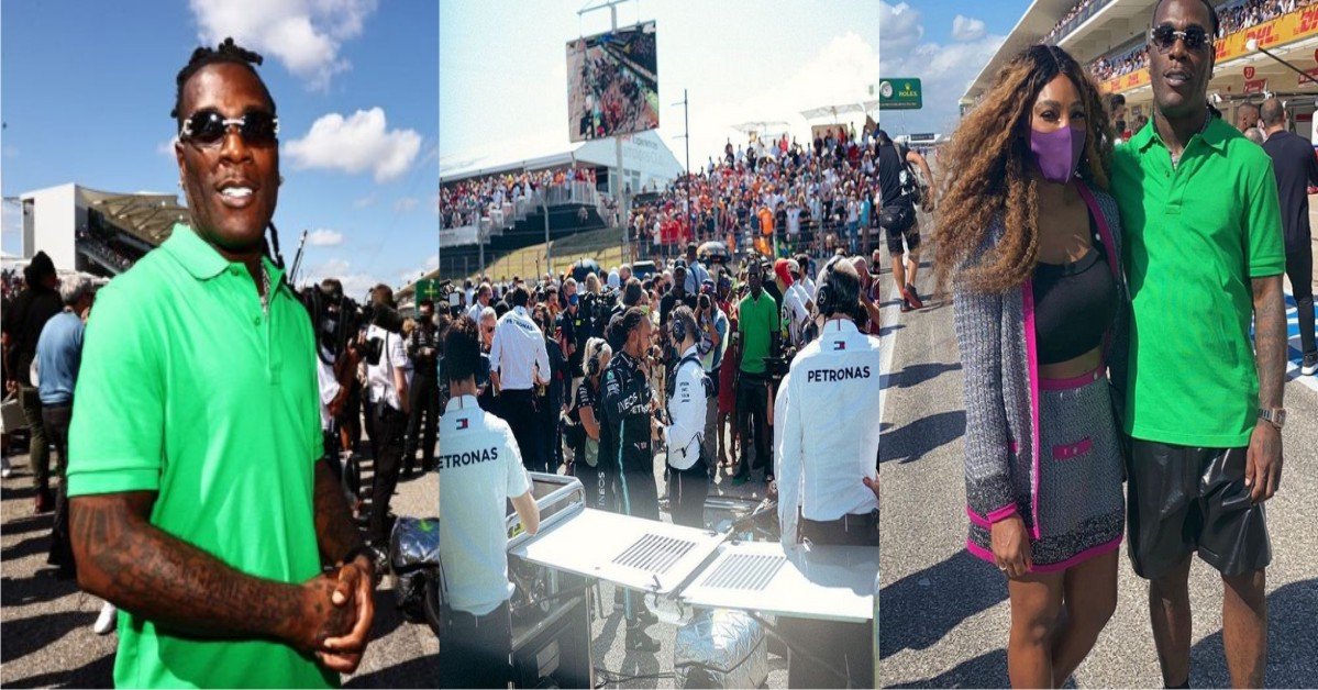 VIDEOS: Burna Boy, Shaquille O'Nea, Serena Williams, Others Attends Formula 1's United States Grand Prix