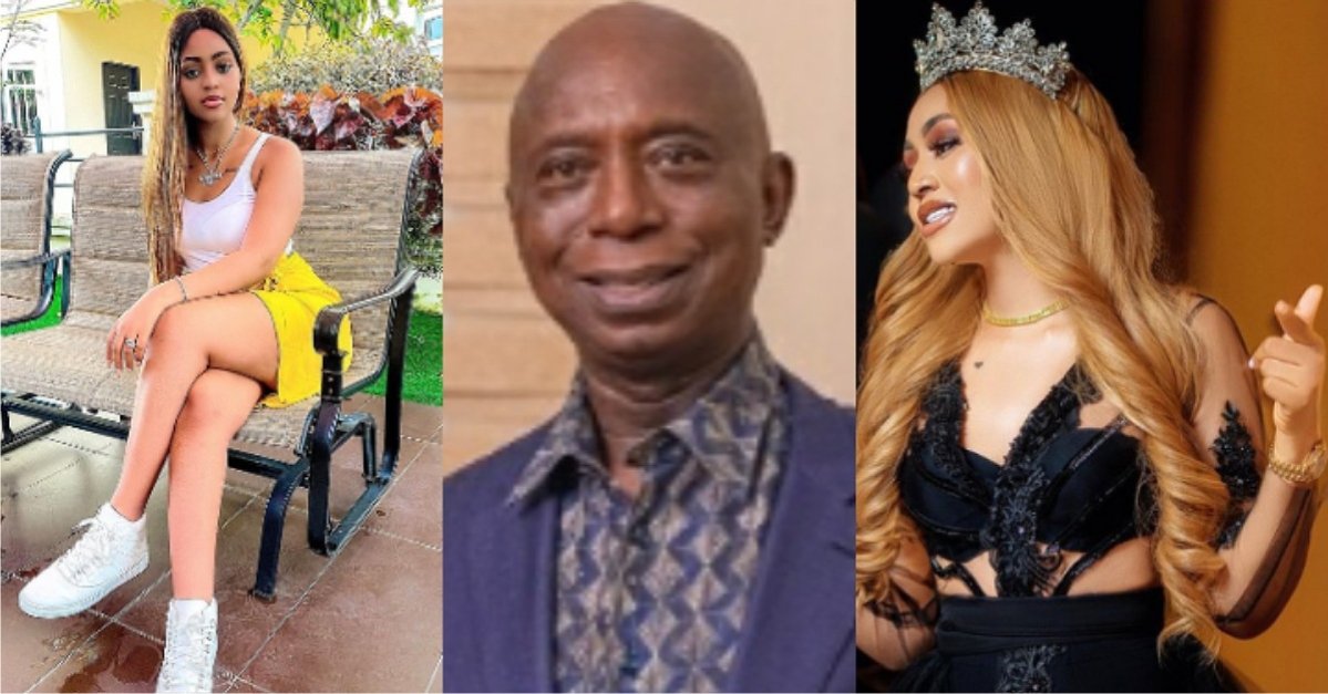 Reactions as Ned Nwoko reveals Regina Daniels’ real age in his birthday message to her (Screenshot)