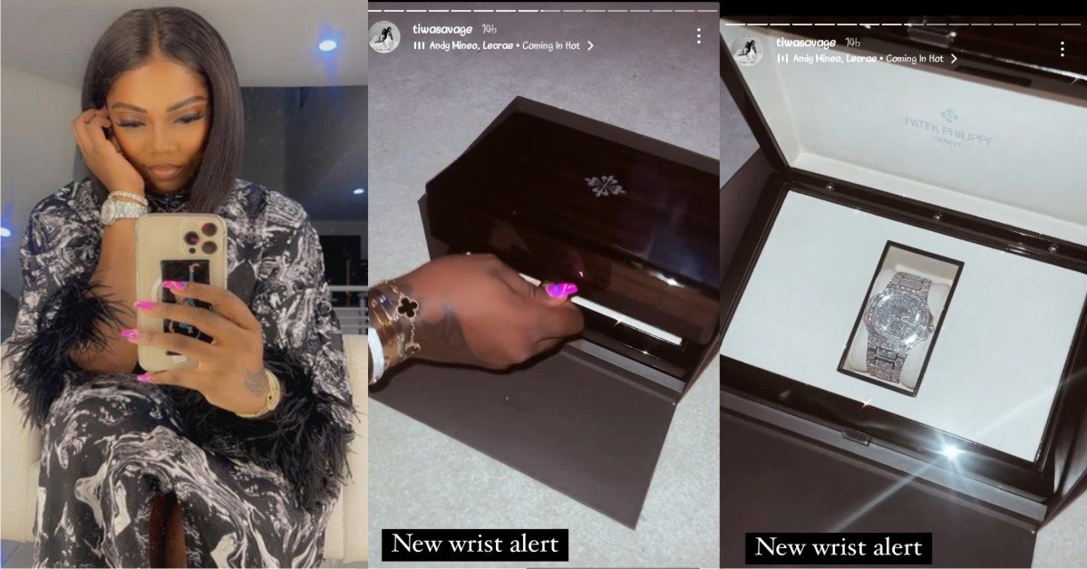 "I Can't Kill Myself" -Tiwa Savage Flaunts New Diamond Wristwatch Amid Her Leaked S*xtape