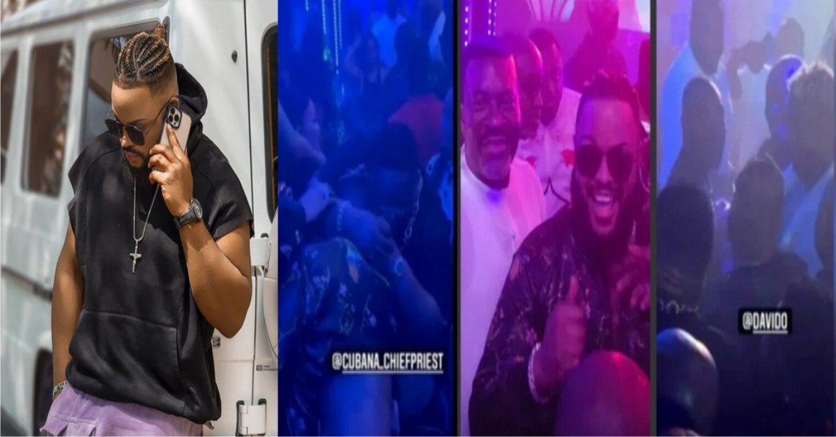 VIDEO: WhiteMoney Spotted Having 'A Good Time' With Davido, Kanayo O Kanayo And Other Top Dogs