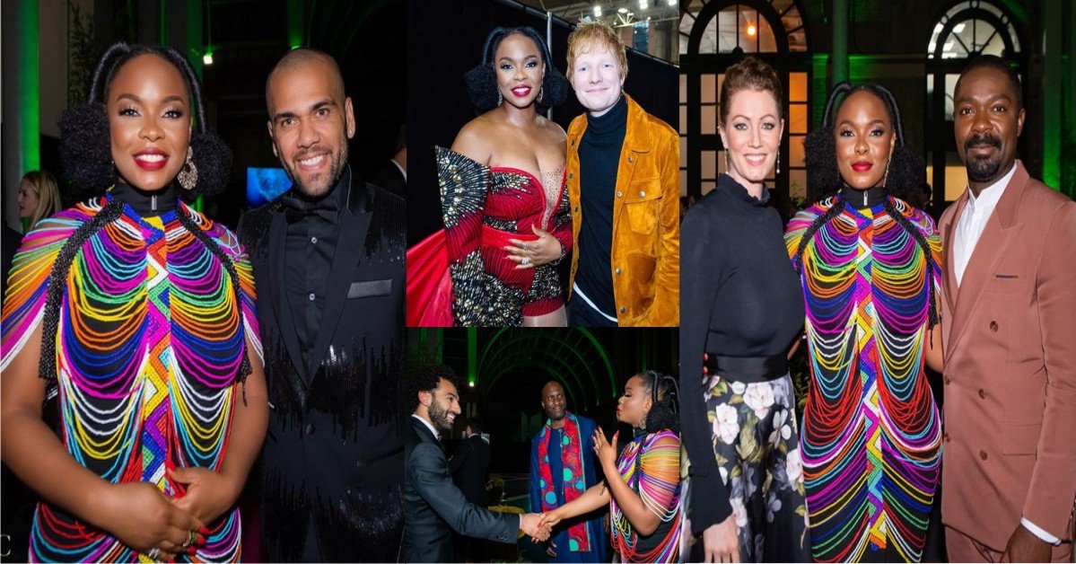 PHOTOS: Yemi Alade Meets Salah, Daniel Alves, Sadiq Aman Khan, Others In London