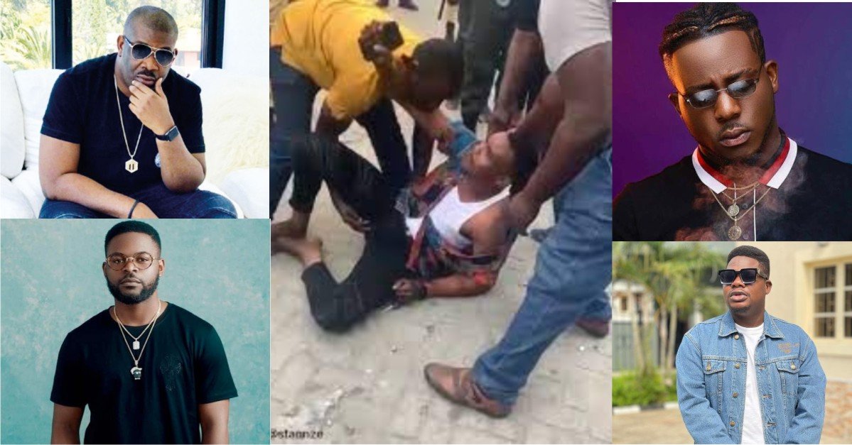 VIDEO: Celebrities React As Policemen Brutally Drag An Innocent Uber Driver Into Their Van