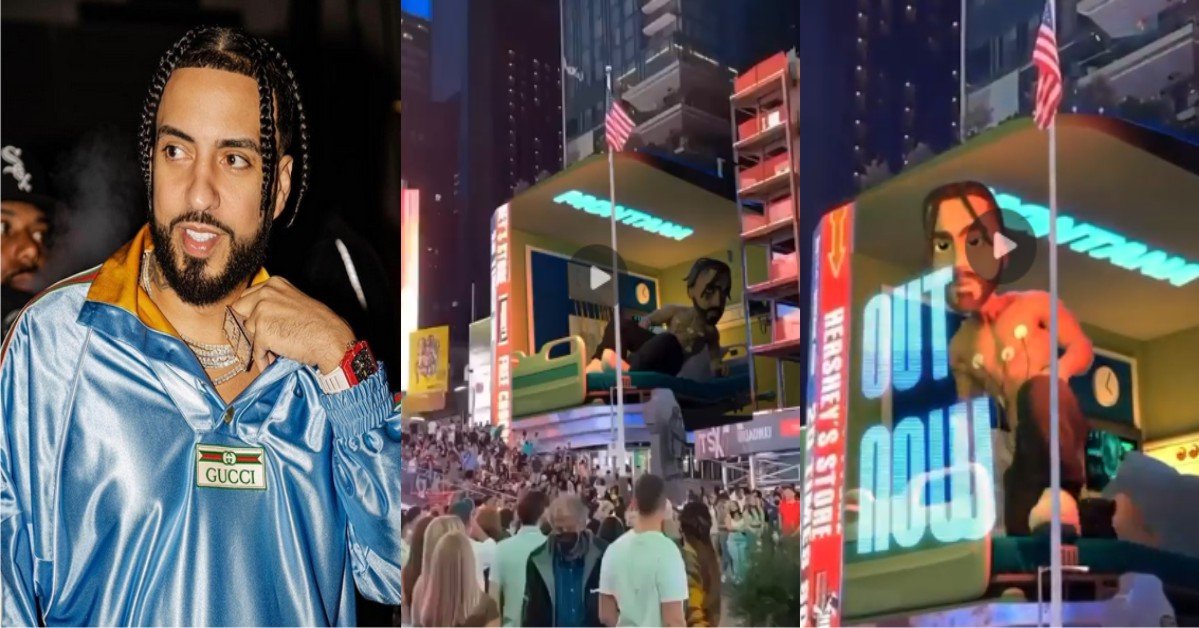 French Montana Declares Himself 1st Rapper With A 3D Billboard On Times Square(Video)