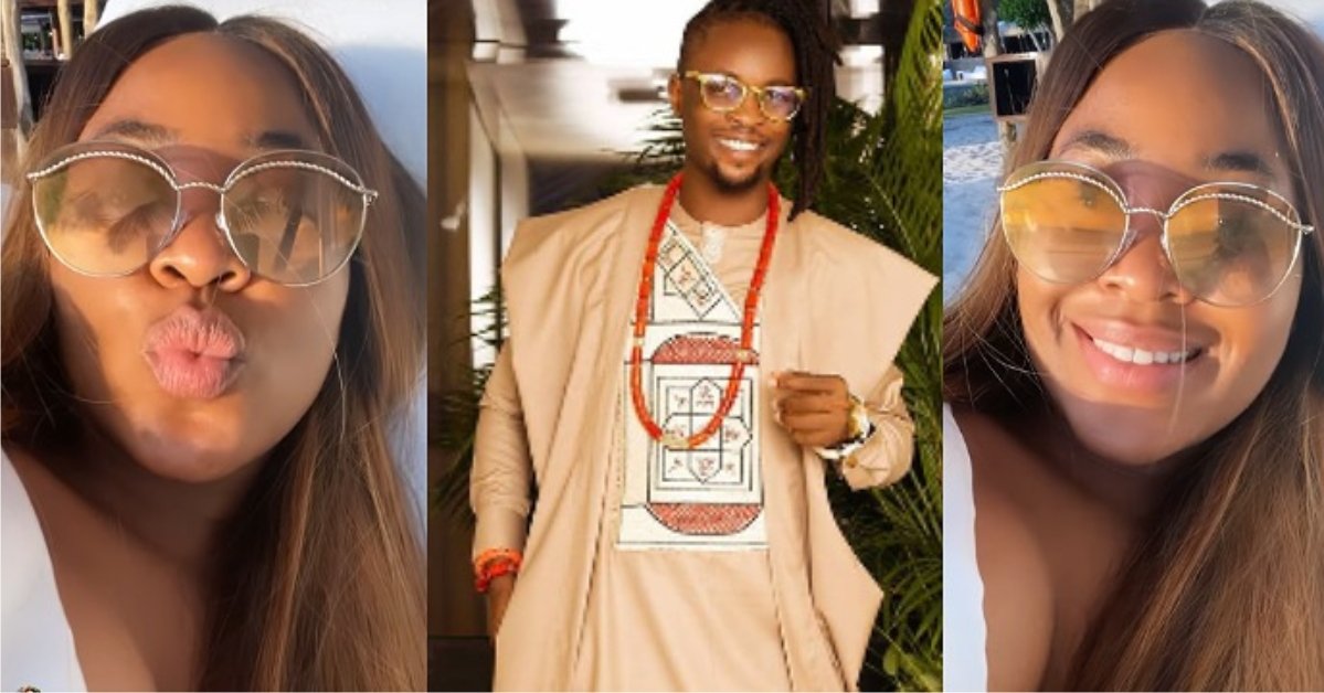 “Happy Married Life” – Erica Nlewedim Congratulates Laycon Over His Recent Post (Screenshot)