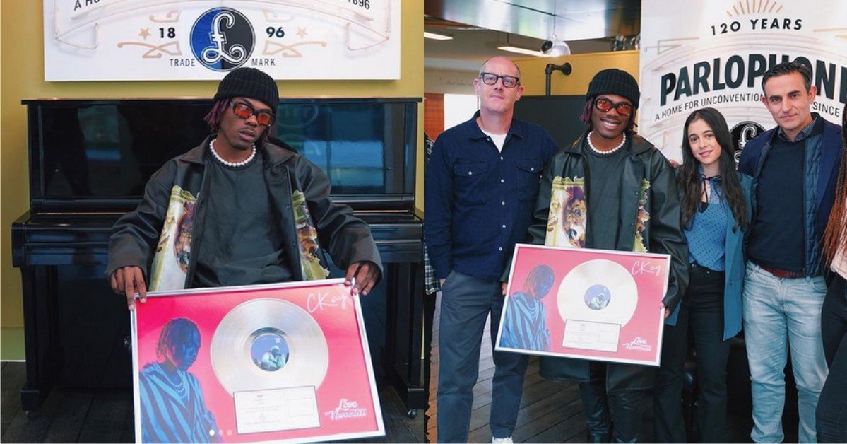 Africa's Boyfriend, Ckay Receives His First Music Plaque