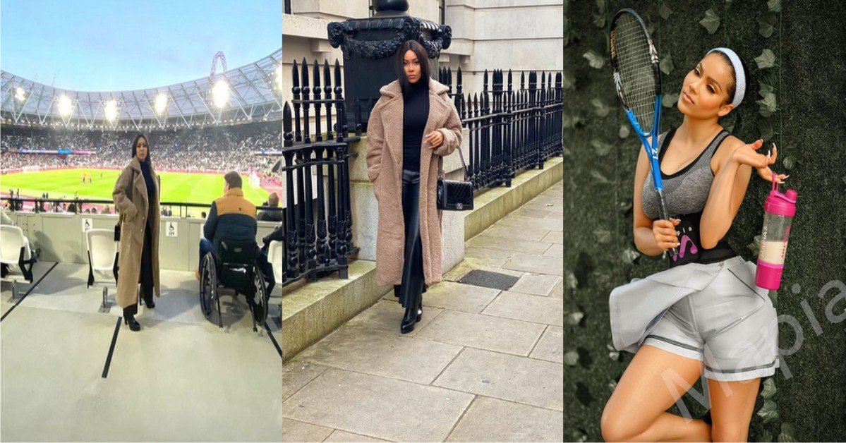 VIDEO: Reality Star, Maria Storms England To Watch Premier League Game
