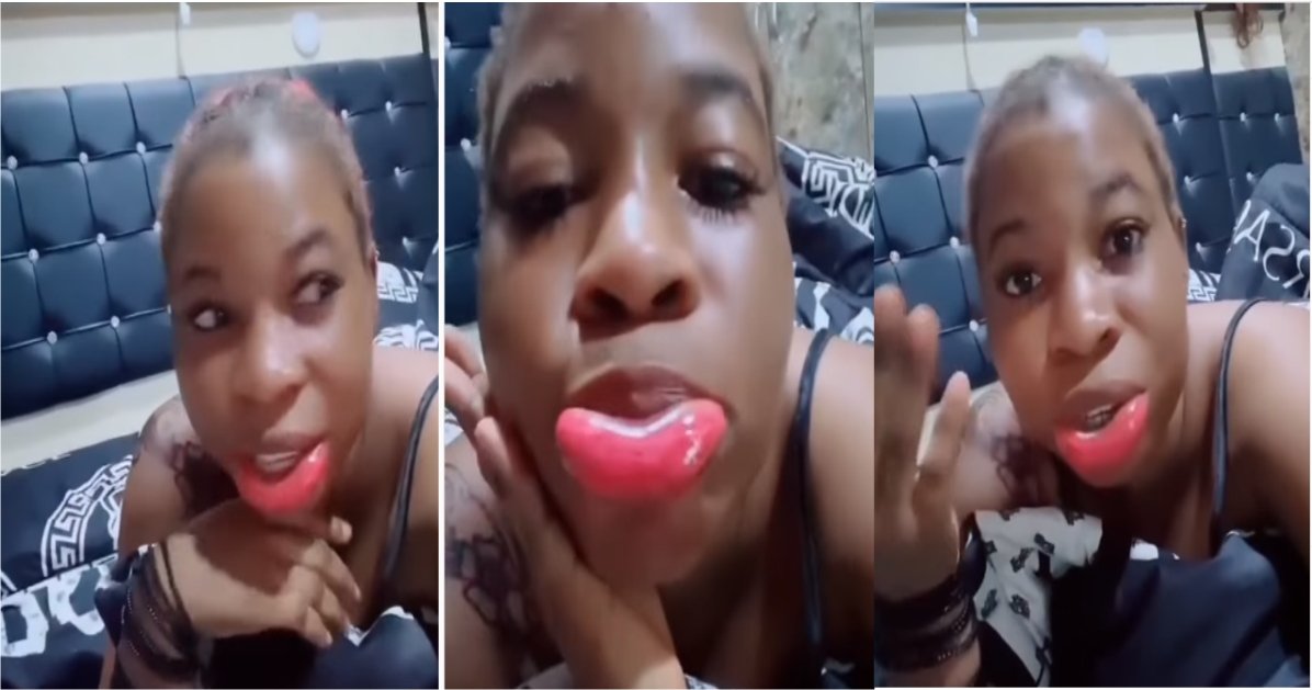 "It’s Enlarging " Lady Cries Out After Claiming She Went For ‘Natural’ Pink Lips Surgery (Video)