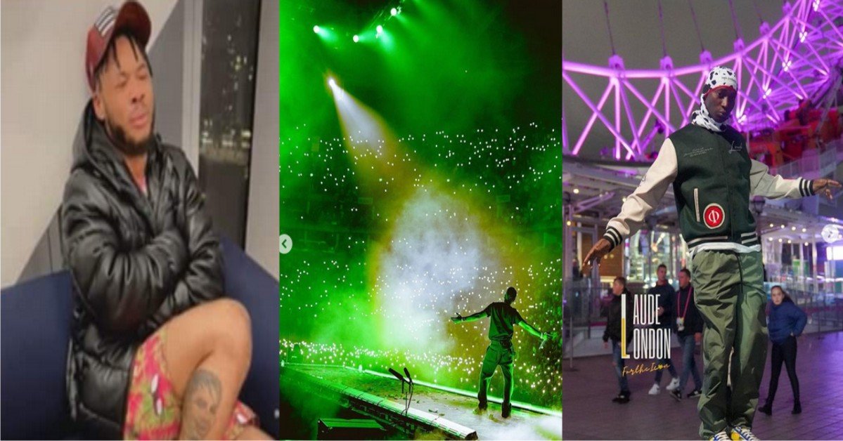 Poco lee Cries Like A Baby As Wizkid Brings Out His Hommie, Bella Shmurda On Stage At O2 Arena