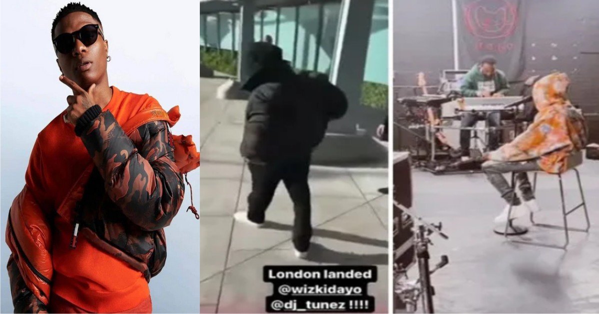 Wizkid Touches Down In London Ahead Of 3-Night Concert AWizkid Touches Down In London Ahead Of 3-Night Concert At The O2 Arenat The O2 Arena