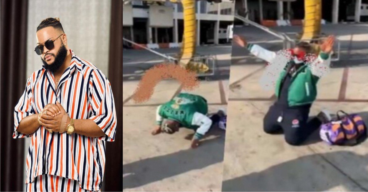 Whitemoney’s Funny Reaction After Landing In Dubai, First-Ever International Trip (Watch)