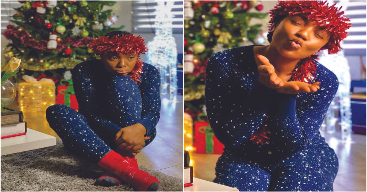 Chioma Akpotha asks, "Who did I offend, Biko?" after not receiving a Christmas gift