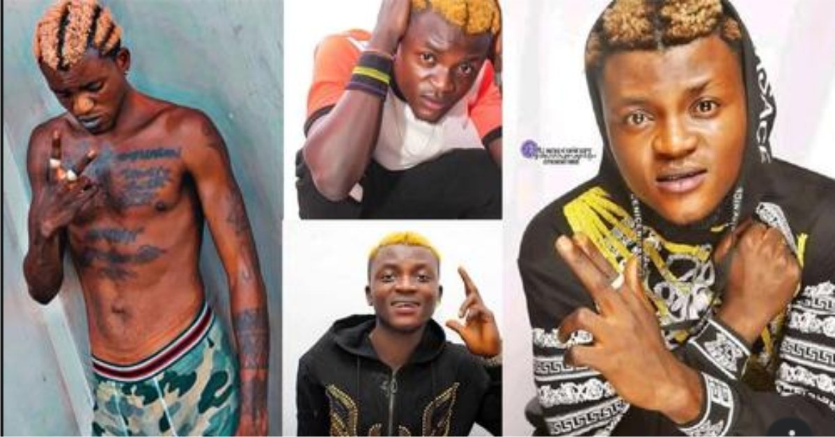 “Na fine boy before” – Nigerians reacts to throwback photos of Zazu star, Portable