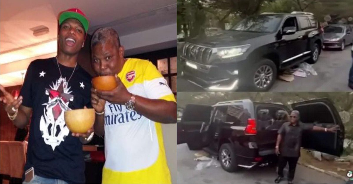 Wizkid Buys Manager, Sunday Are A Brand Mew 2020 Toyota Prado Worth Millions(Video)