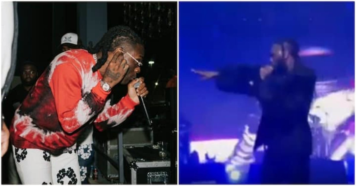 I fit just enter you: Burna Boy warns stage jumpers at concert in viral video