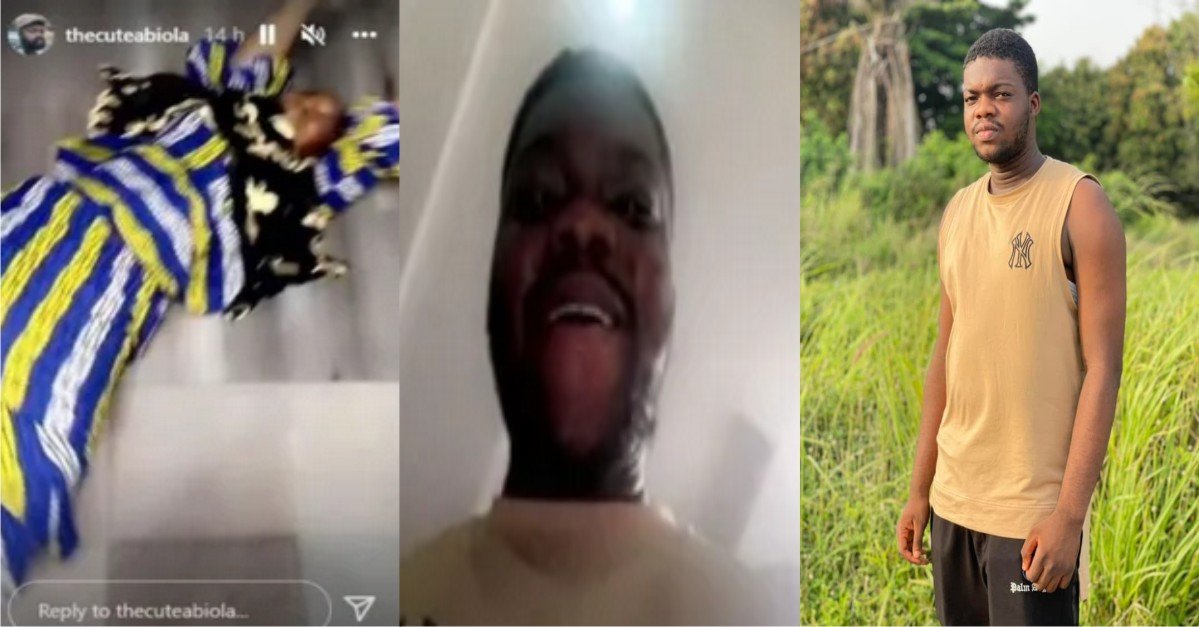 Emotional Moment Comedian Cute Abiola Reunited With His Mum Following Release From Navy Custody(Video)