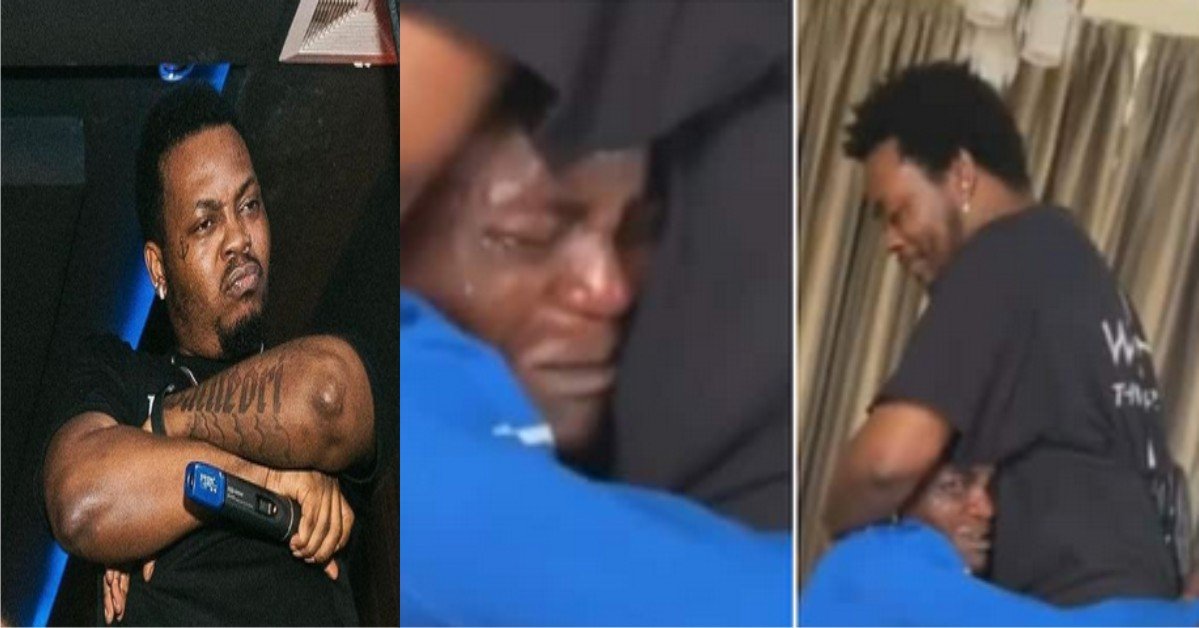 Olamide Makes Upcoming Artiste Cry Like A Baby (Video)