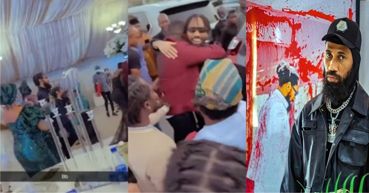 Phyno gifts his manager a Lexus SUV on his wedding day (Video)