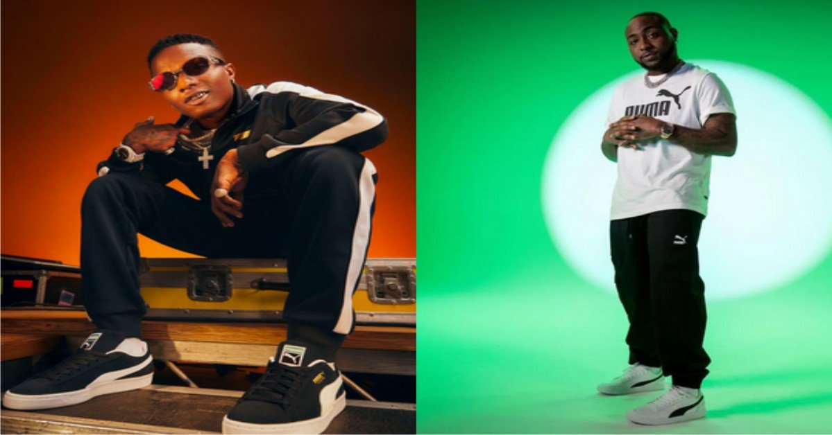 Wizkid Cut Ties With Puma As Davido Becomes Their Brand Ambassador