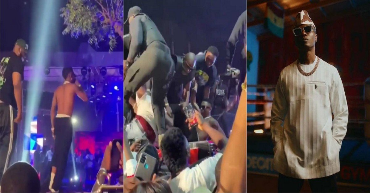 VIDEO: Wizkid Tells Bouncers To Bring Back Fan Who Tore His Cloth In Abuja