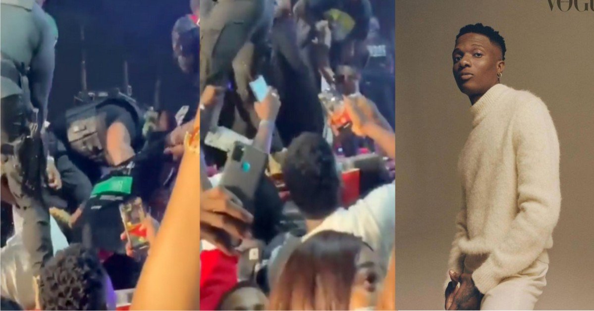 Moment Fans Gives Wizkid A ‘Smack Down’ On Stage(Watch)