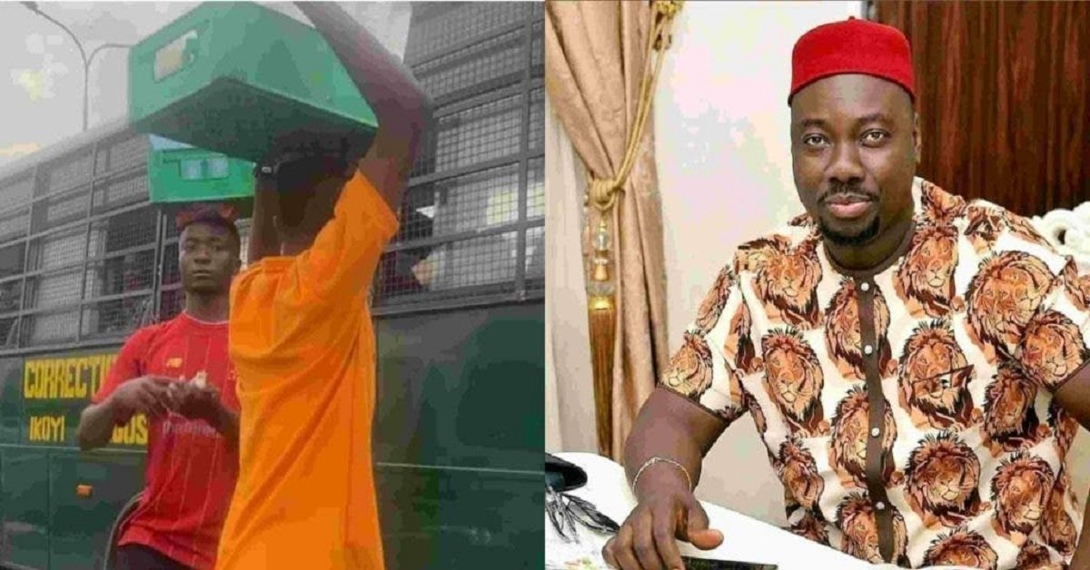 Obi Cubana offers Scholarship & Employment To Hawker who gave Prisoners Money