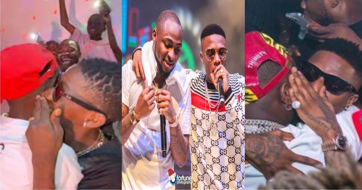 Ikorodu Bois Recreates Moment Of Reunion Between Wizkid And Davido(Watch)