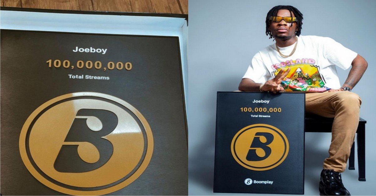 Joeboy Surpasses 100 Million Streams On Boomplay