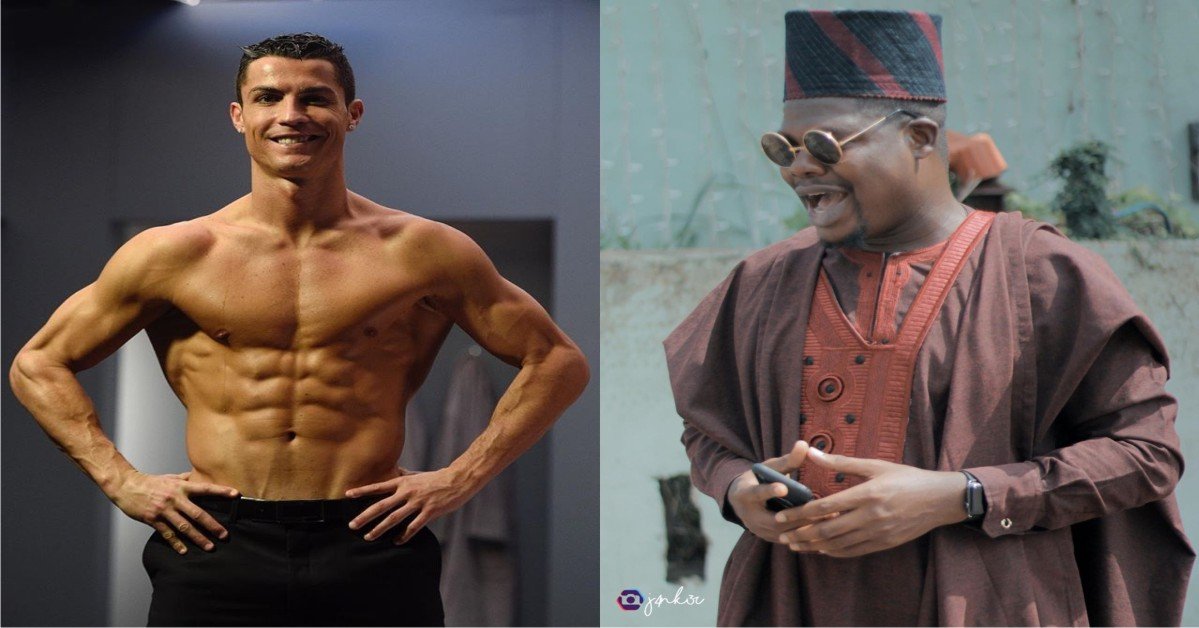 Comedian, Mr Macaroni Reveals He Wants To Have A Cristiano Ronaldo Type Of Body This Year