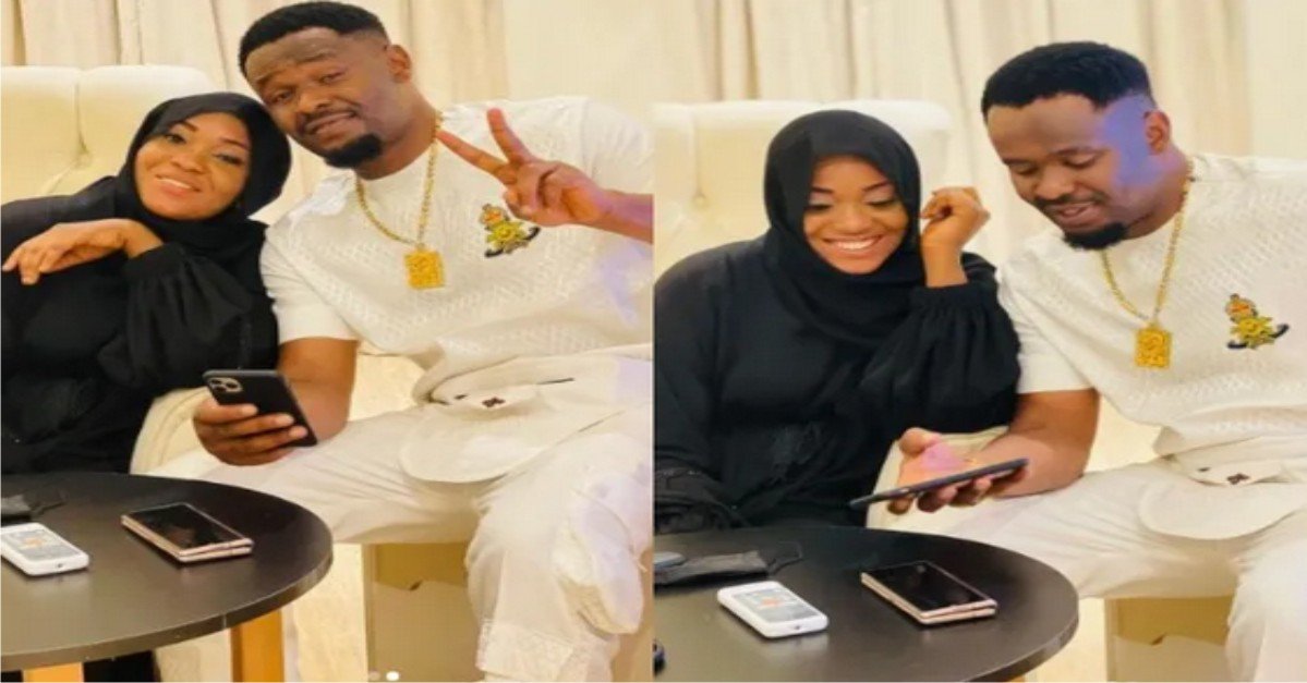 Atiku’s Daughter Gifts Zubby Michael A Plot Of Land On His Birthday