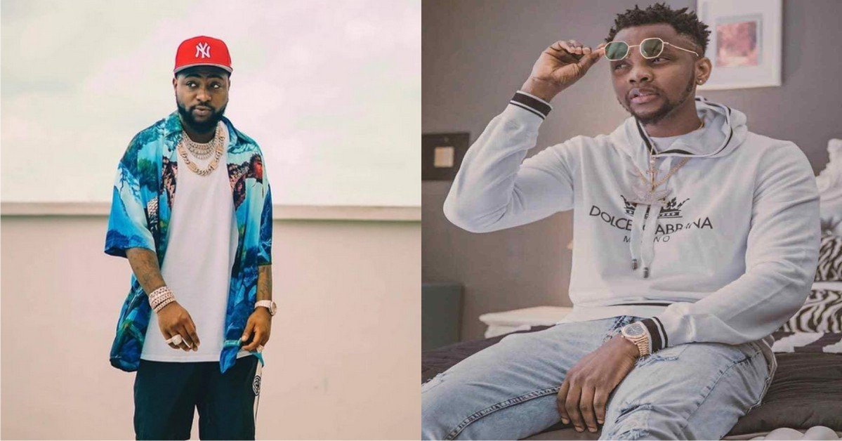 Moment Davido Visits Kizz Daniel’s Studio With A Carton Of ‘What He Loves’ (Video)